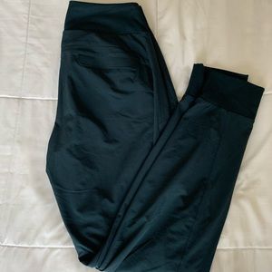 Athleta Womens dark teal soho joggers